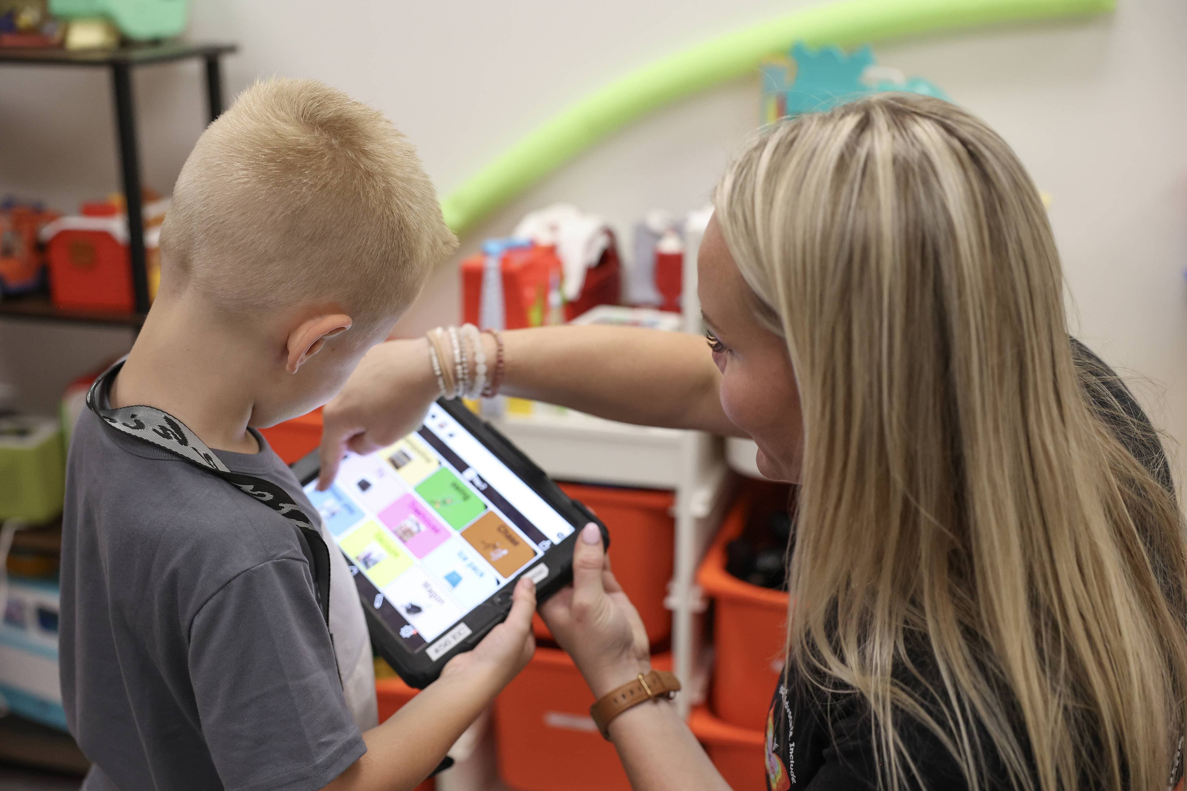 Mindcolor team members collaborating in modern therapy center